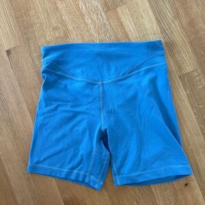 Lululemon Align Curve Seam High Rise Short 6" - "Utility Blue"